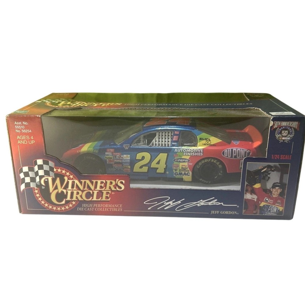 Winner's Circle 1998 Jeff Gordon 24 DuPont 50th‎ Anniversary NASCAR Diecast Car